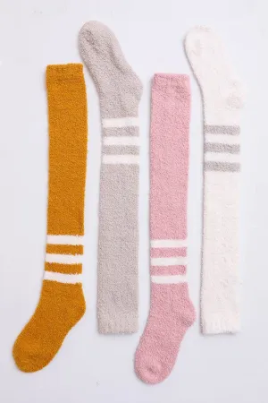 Knee-High Boucle Socks
