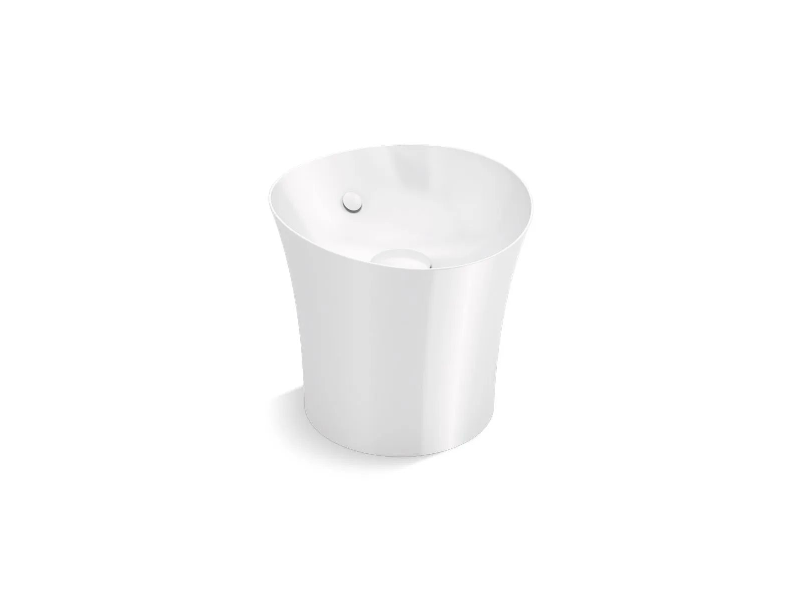 KOHLER K-20703 Veil 16" round vessel bathroom sink or pedestal sink basin