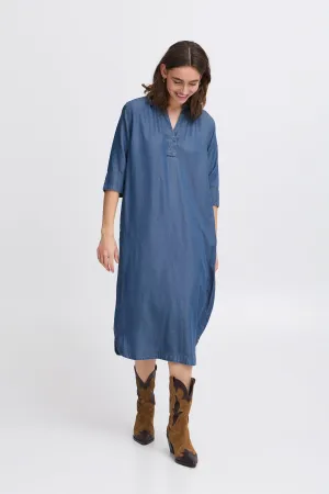 Kosmo Dress | Mid Denim Blue