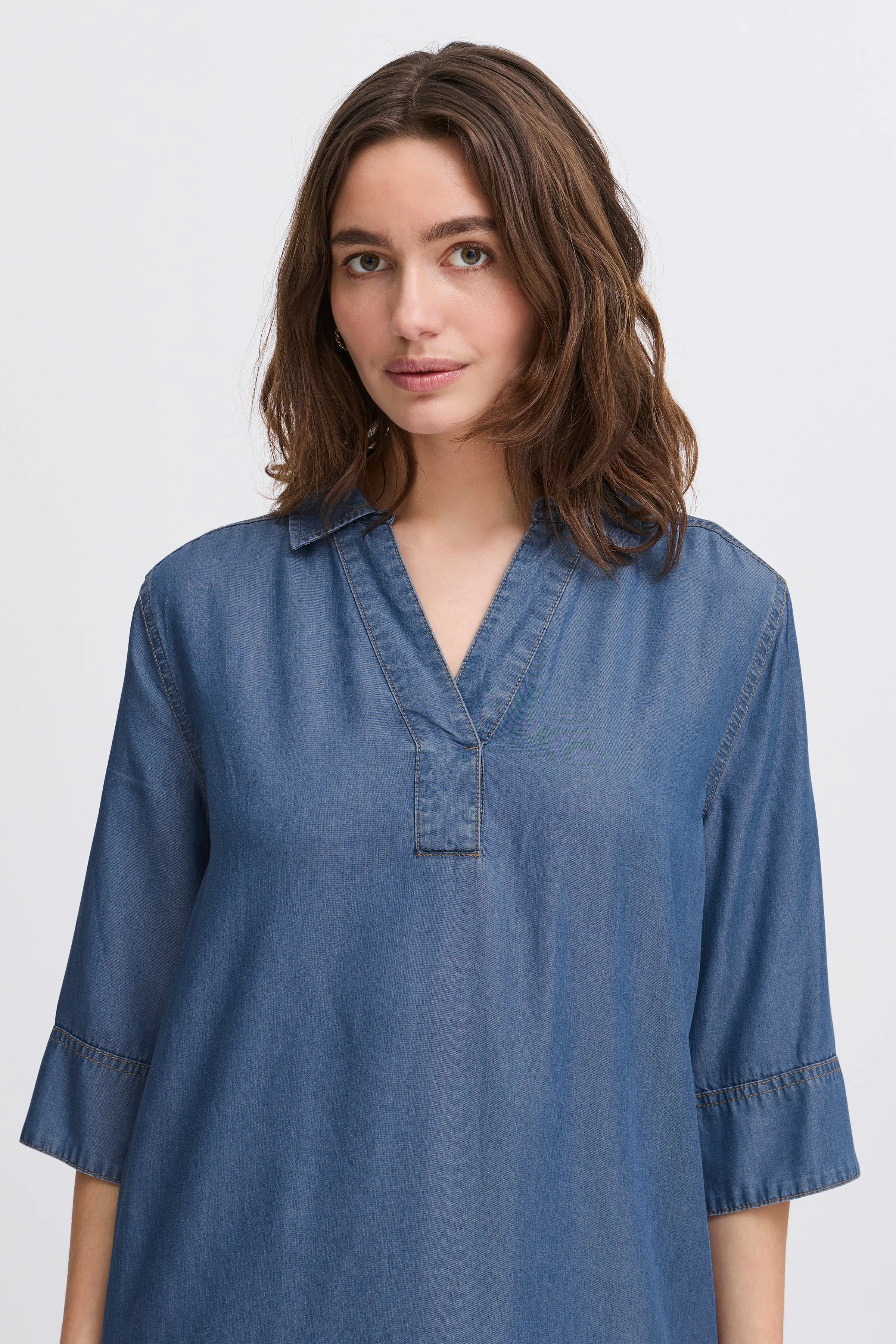 Kosmo Dress | Mid Denim Blue