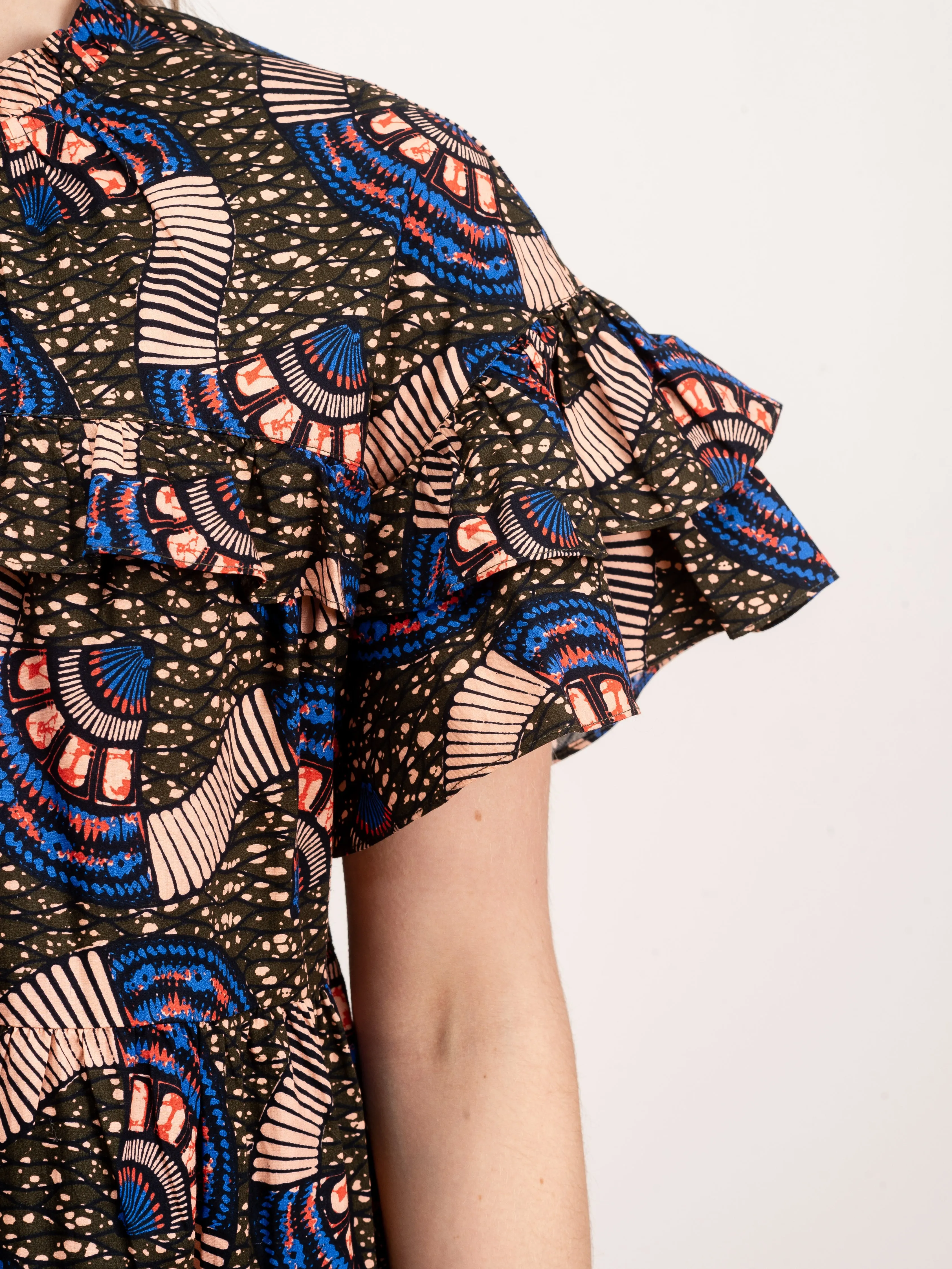 leonie dress - army