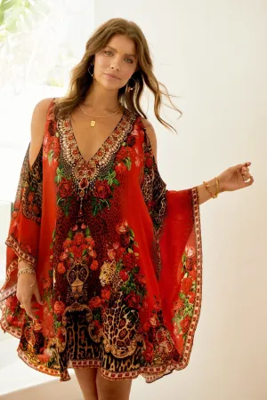 LEOPARDESS KAFTAN DRESS