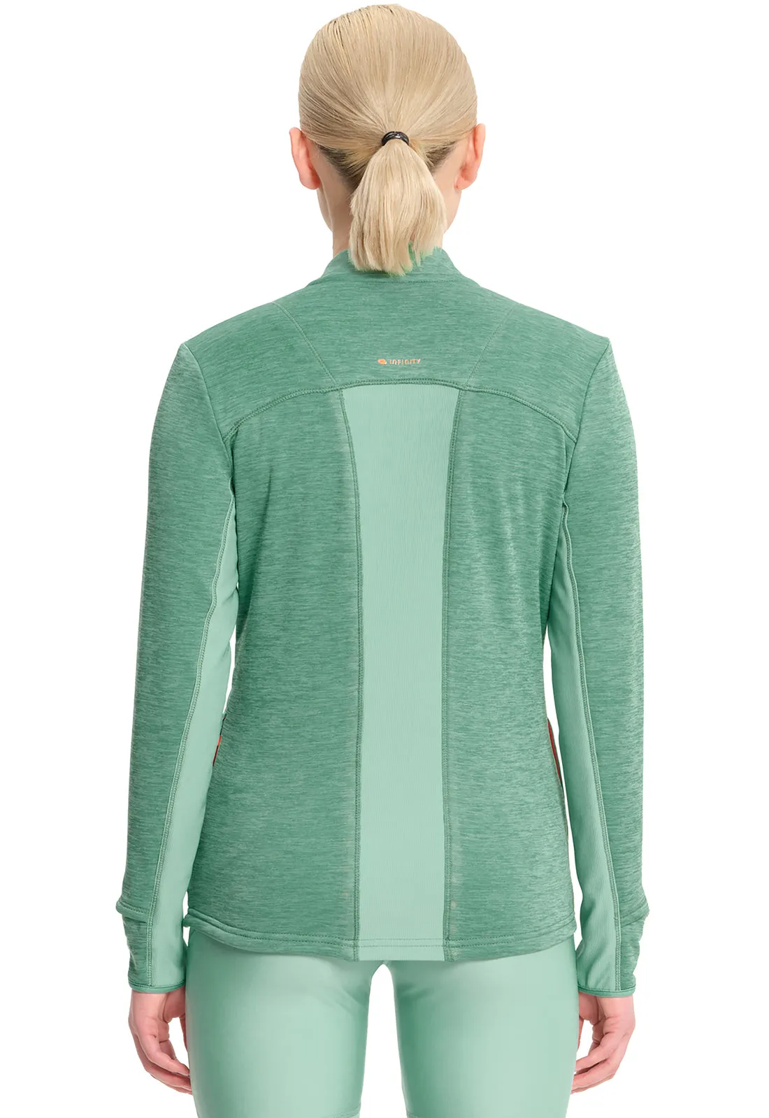Lifestyle IN500A Athletic Zip Front Jacket Matcha Latte