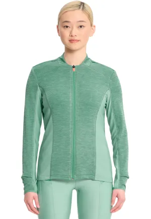 Lifestyle IN500A Athletic Zip Front Jacket Matcha Latte