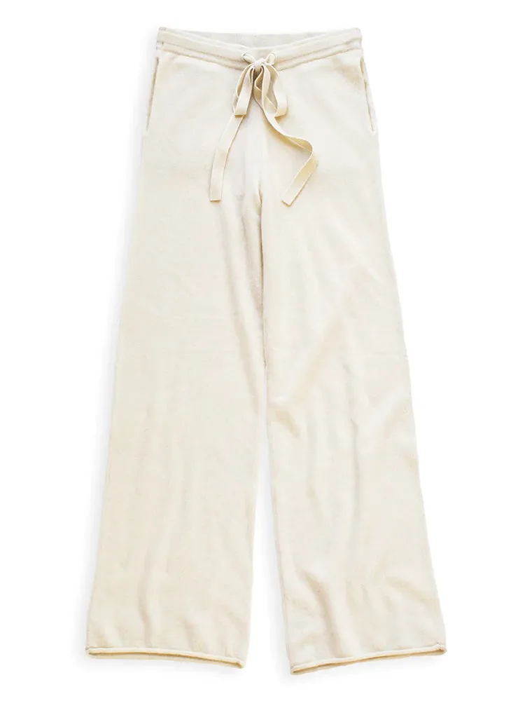 Lingua Franca Cashmere Wide Leg Pant