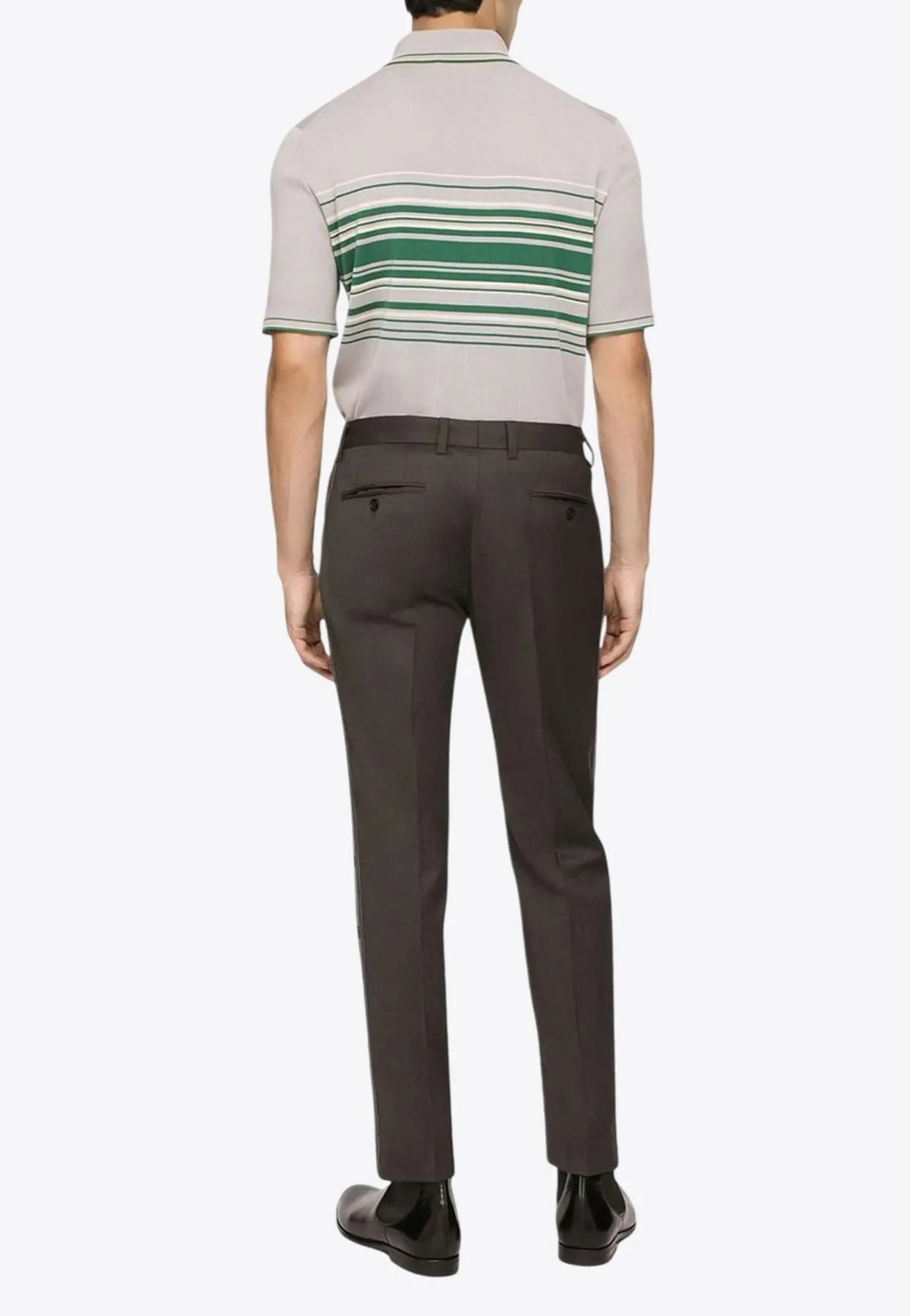 Logo-Band Tailored Pants