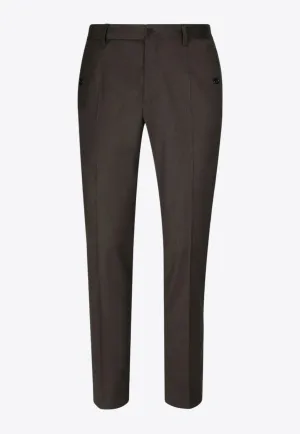 Logo-Band Tailored Pants