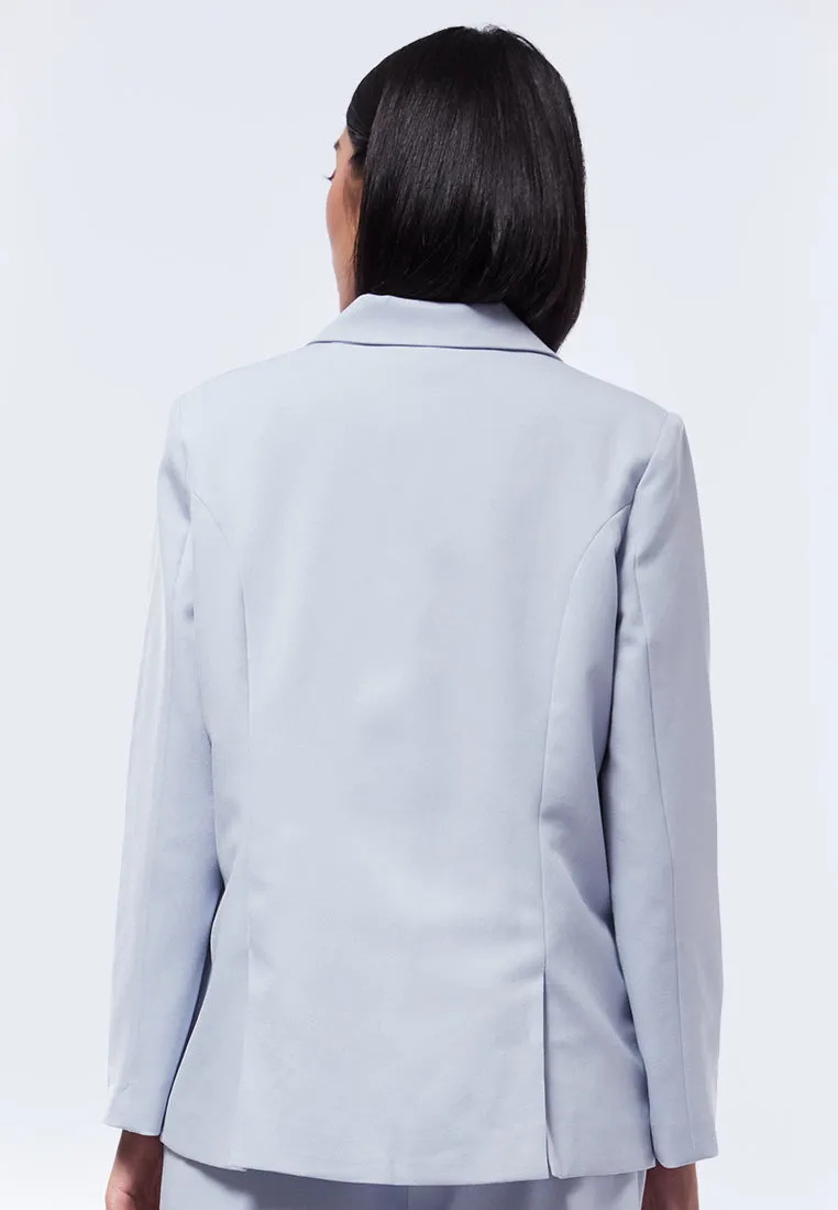 Long Blazer with Double Button