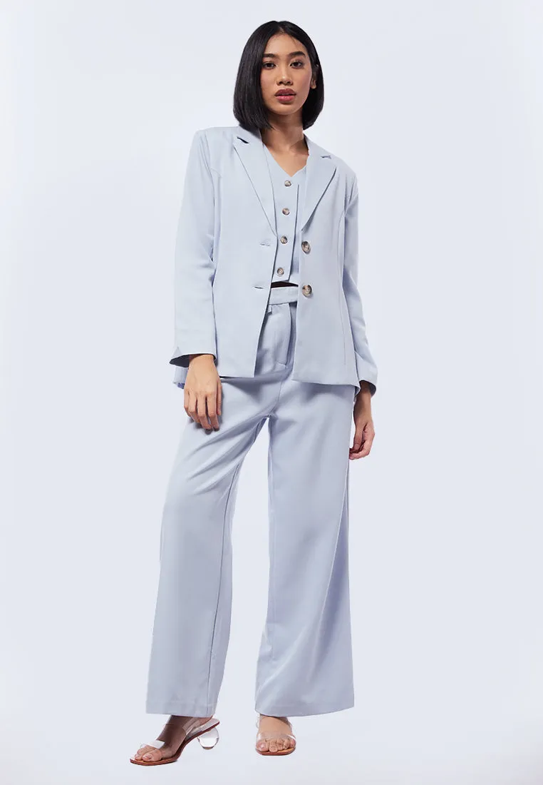 Long Blazer with Double Button