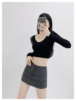 Low waist skirt