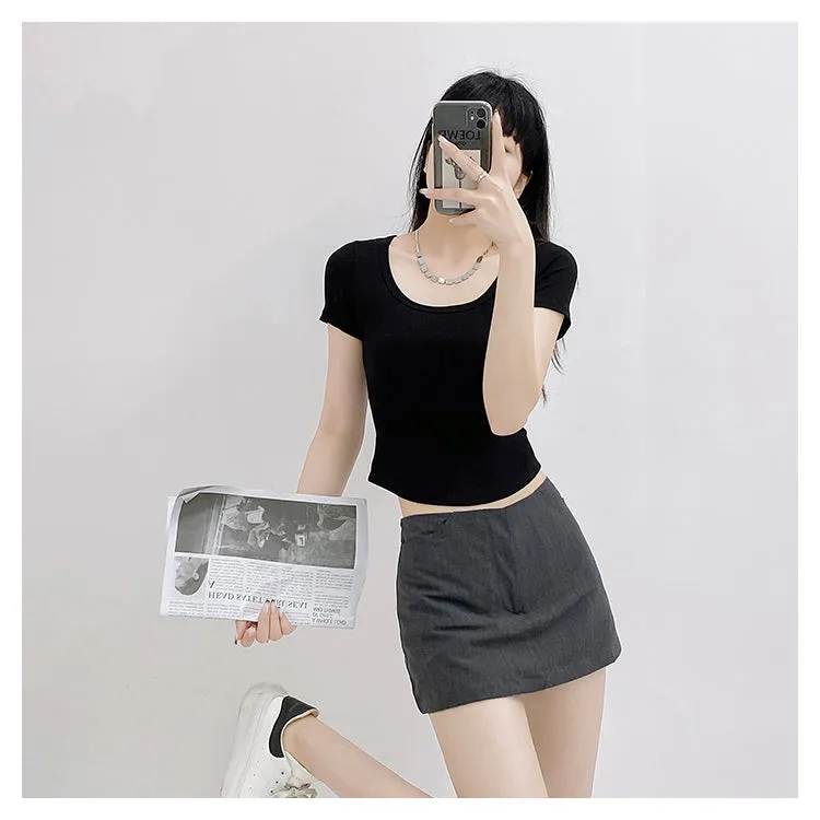 Low waist skirt