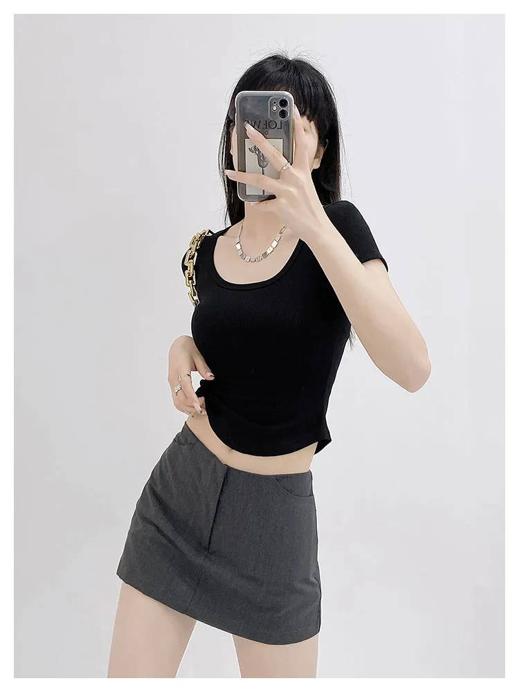 Low waist skirt