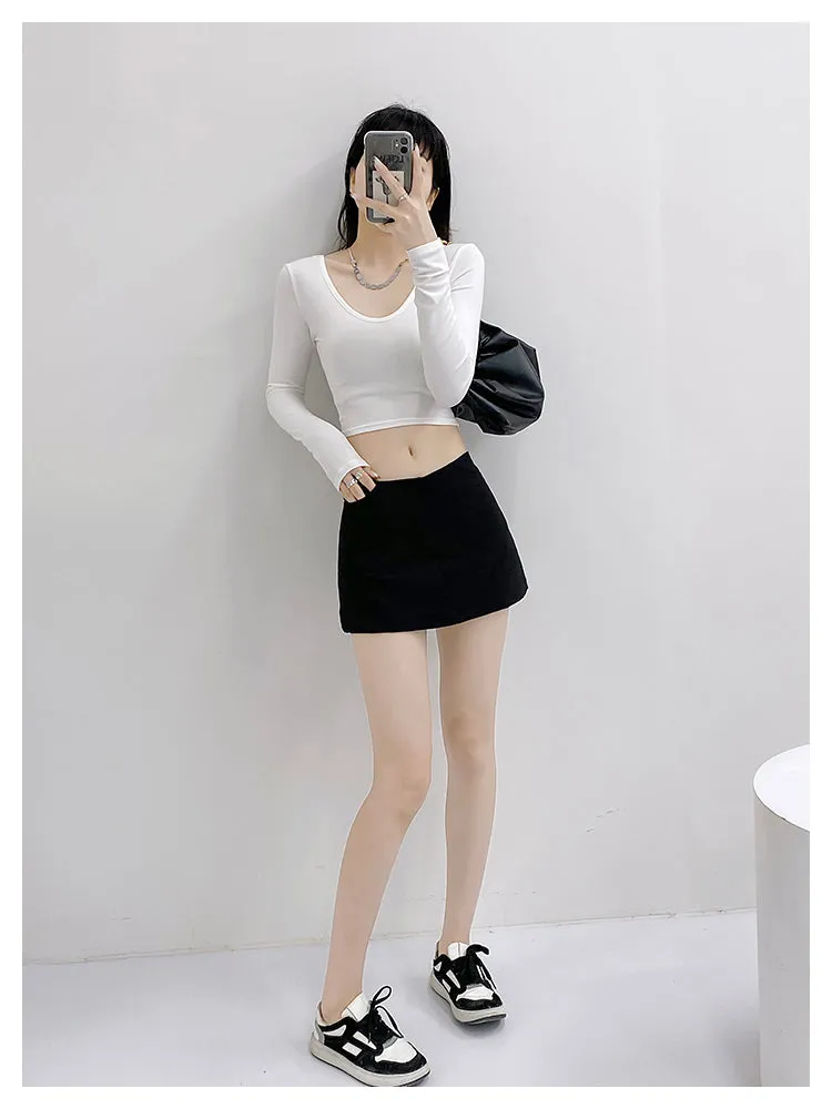 Low waist skirt
