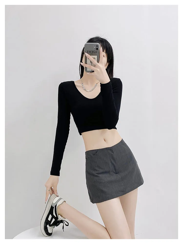 Low waist skirt