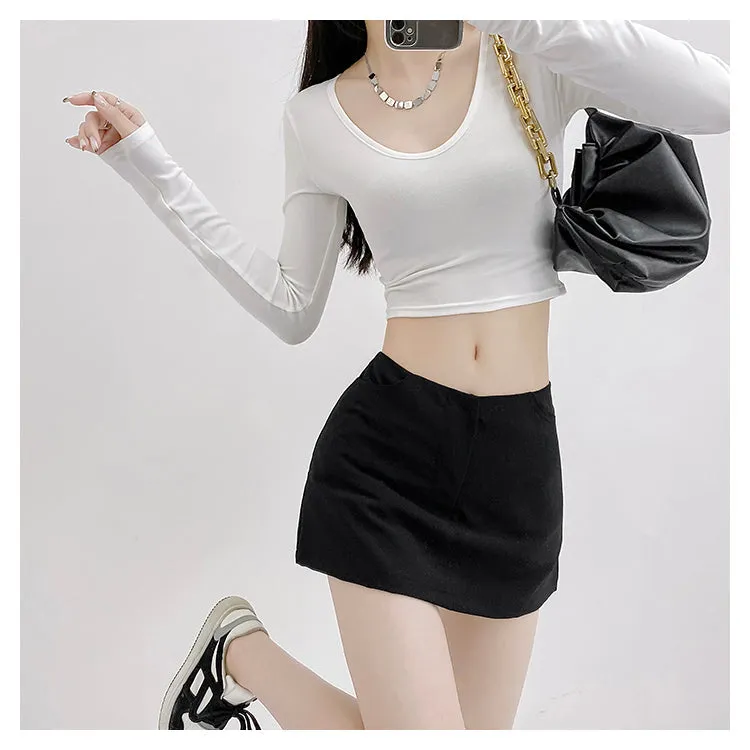 Low waist skirt