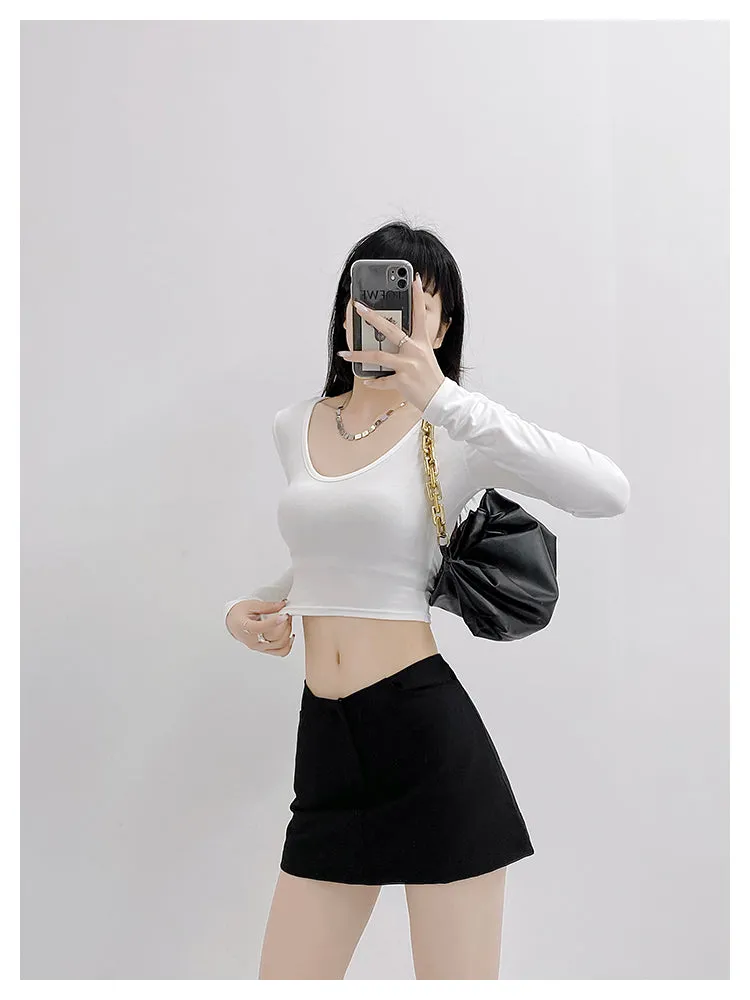 Low waist skirt