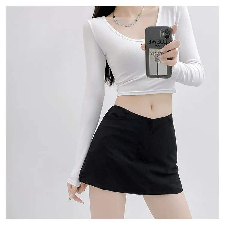 Low waist skirt