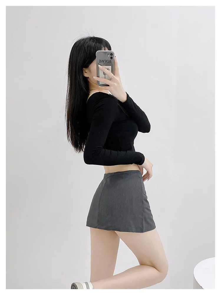 Low waist skirt