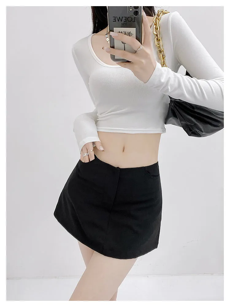 Low waist skirt