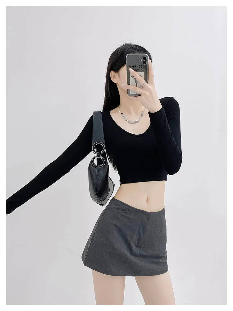 Low waist skirt