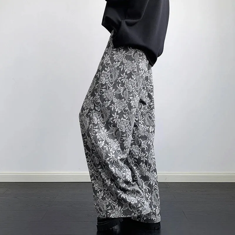 Luca Ferrara Floral Wide-Leg Pants