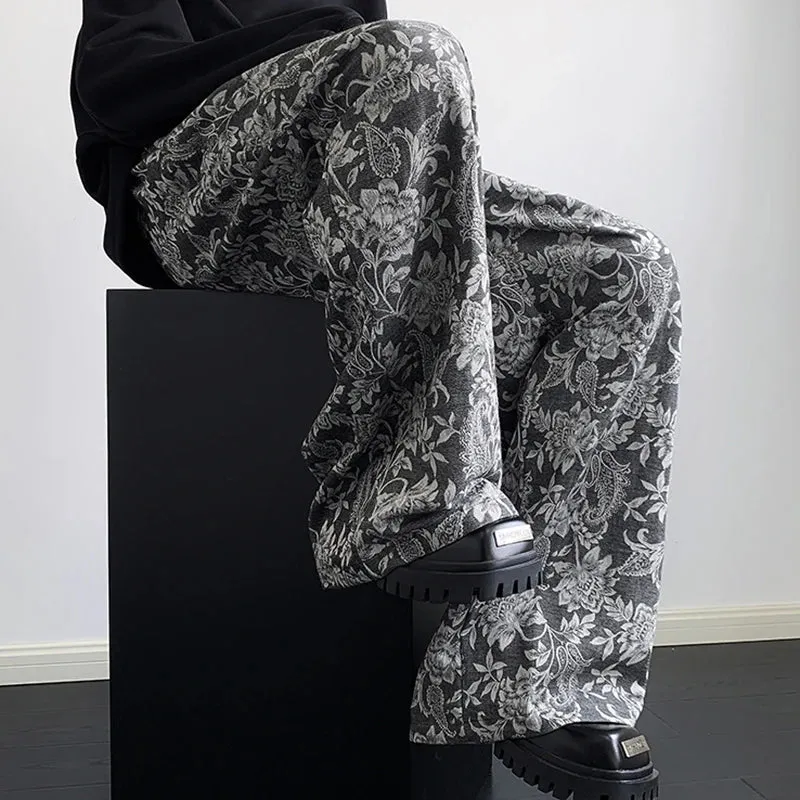 Luca Ferrara Floral Wide-Leg Pants