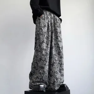 Luca Ferrara Floral Wide-Leg Pants
