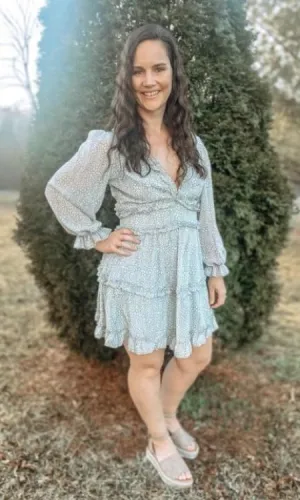 Lucky Girl Ruffle Dress
