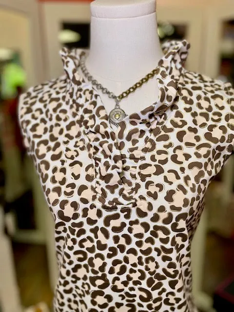 LuLu B V Neck Ruffle Dress