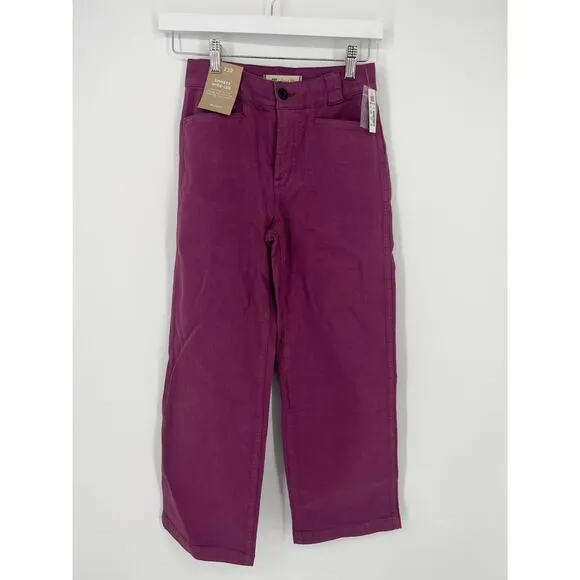 MADEWELL Iris Bloom The Petite Emmett WideLeg Pants Garment-Dyed Edition NWT 23P