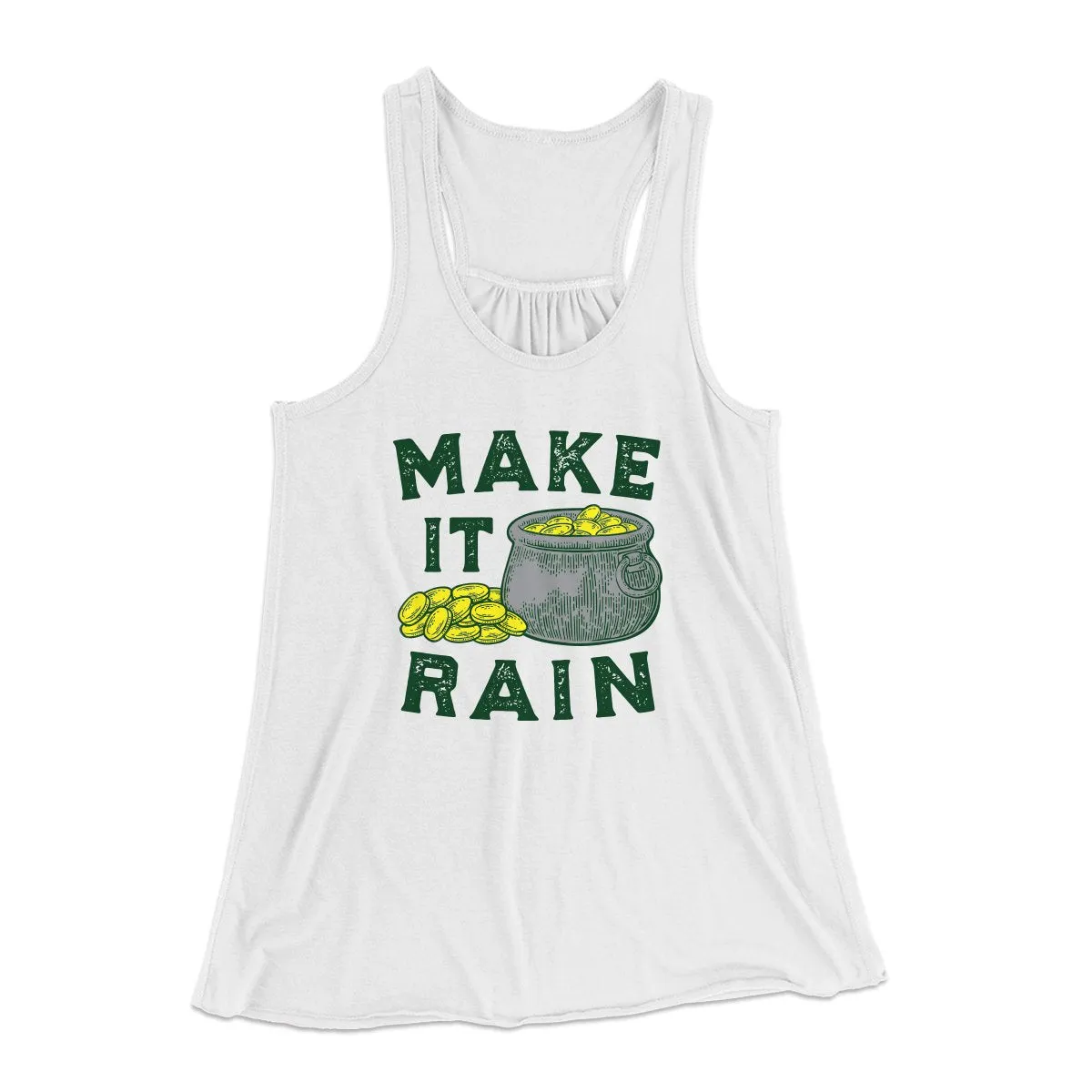 Make It Rain Women's Flowey Tank Top