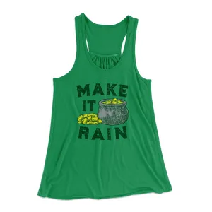 Make It Rain Women's Flowey Tank Top