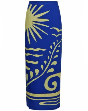 Malibu Azul Magda Skirt