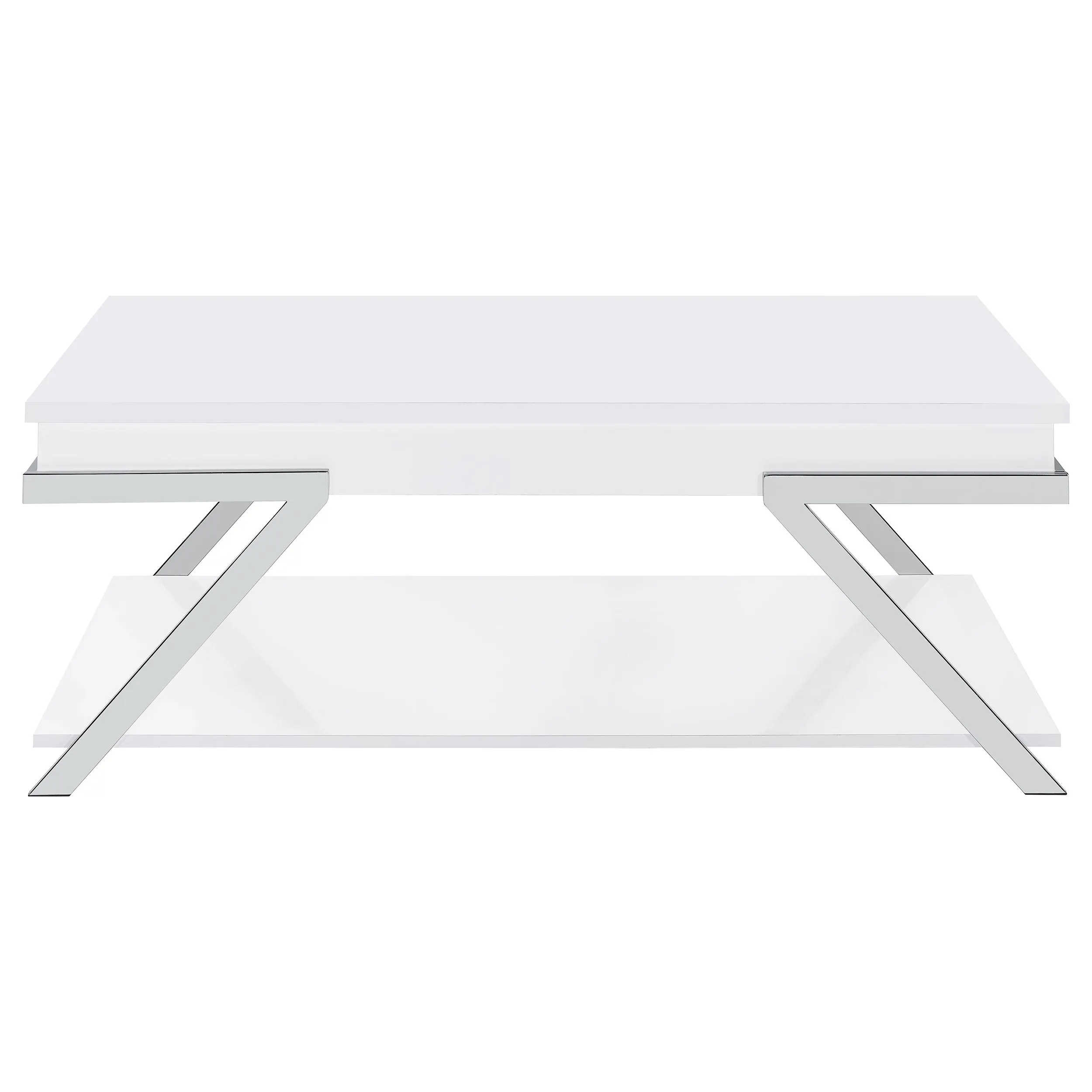 Marcia Rectangular Lift Top Coffee Table White High Gloss