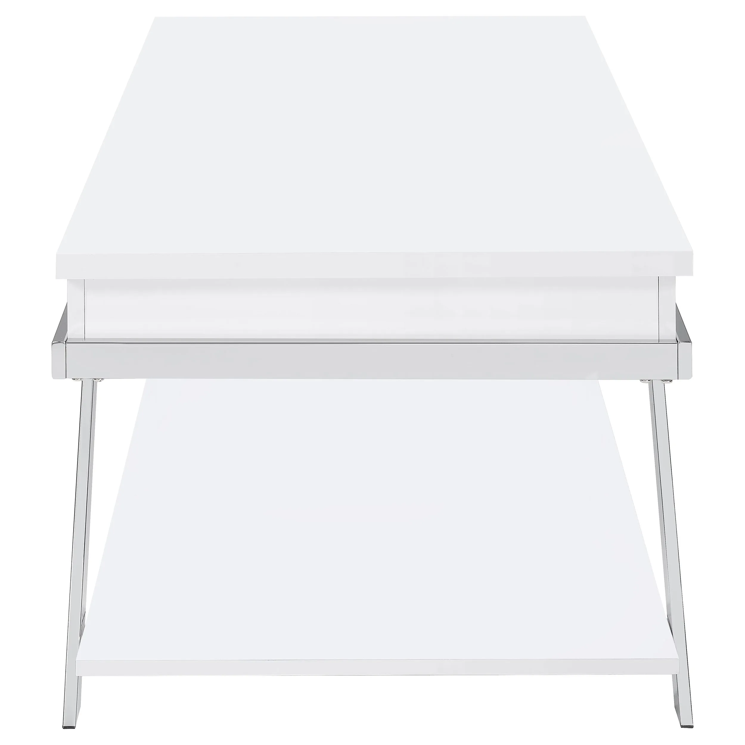 Marcia Rectangular Lift Top Coffee Table White High Gloss