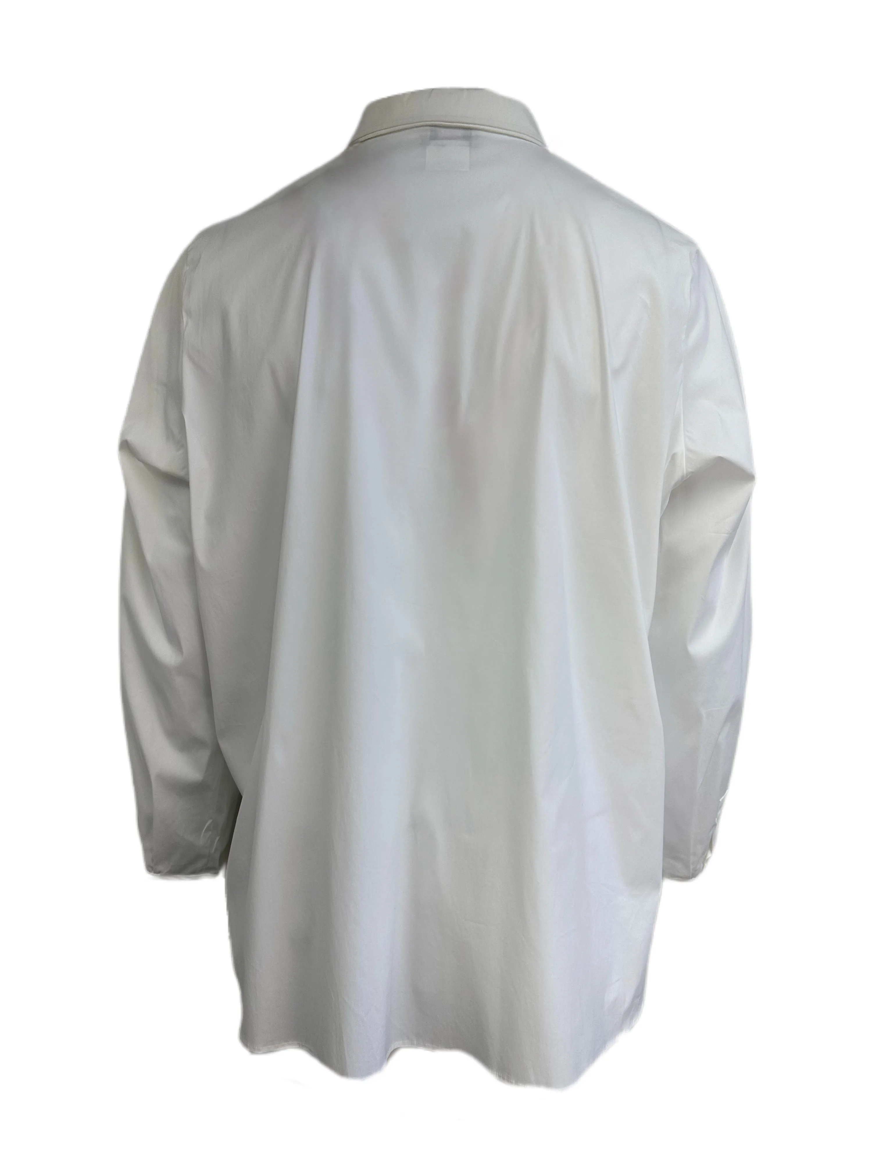 Marina Rinaldi Women's White Bijou Button Down Blouse NWT