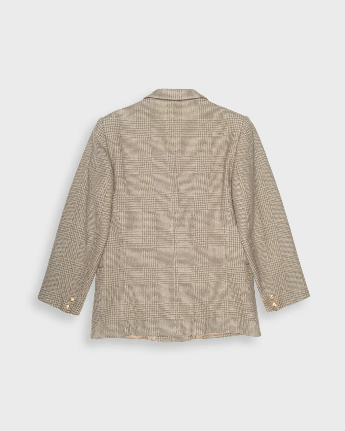 Max Mara plaid check blazer