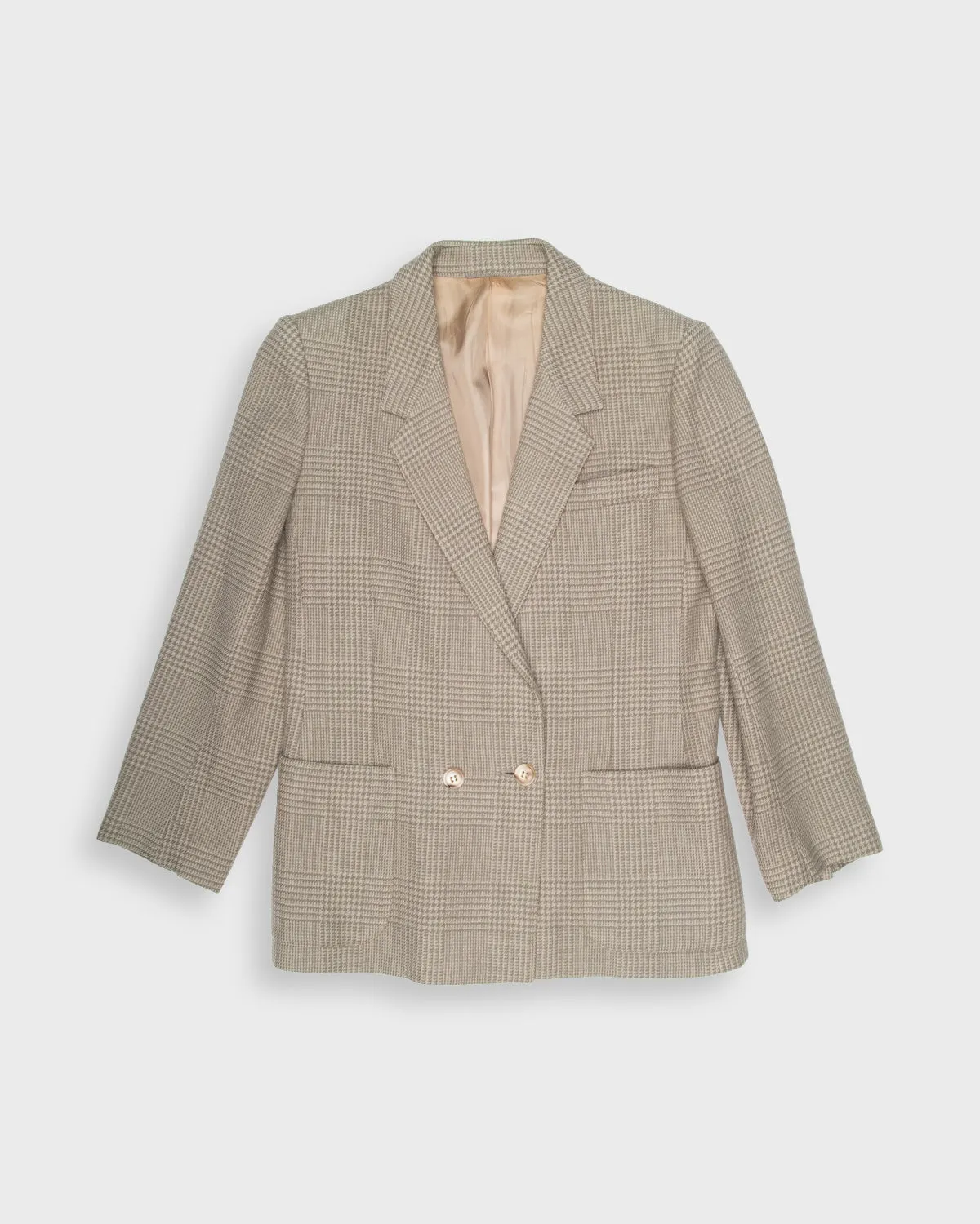 Max Mara plaid check blazer