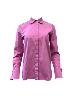 Max Mara Women's Pink Francia Button Closure Shirt NWT