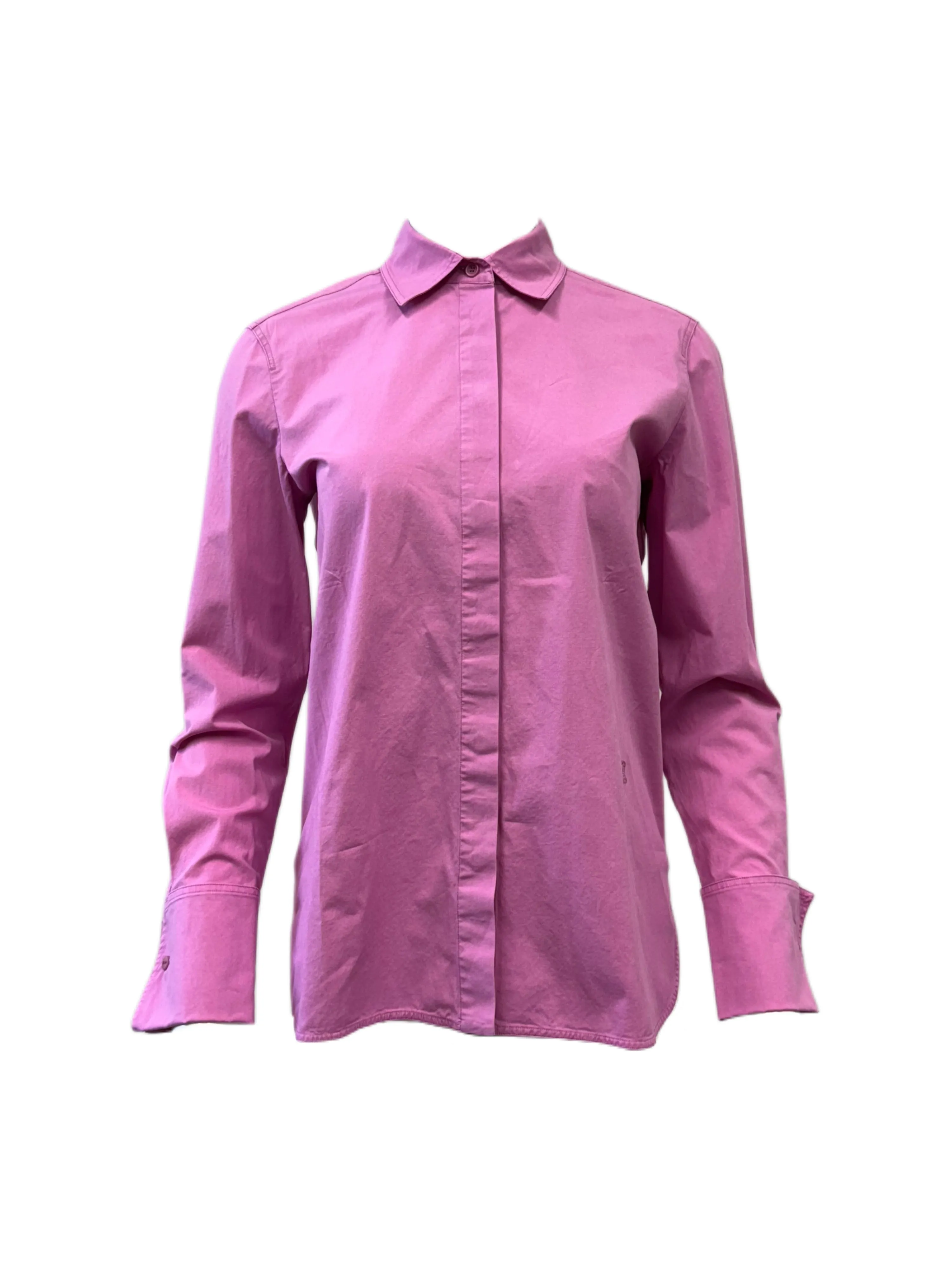 Max Mara Women's Pink Francia Button Closure Shirt NWT