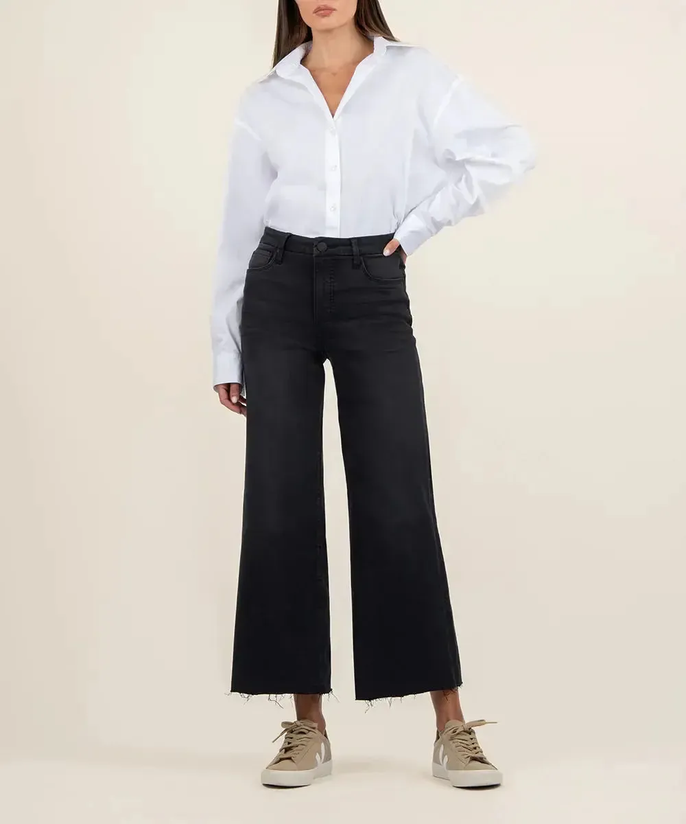 Meg High Rise Raw Hem Jean