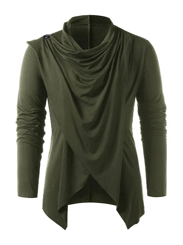 Men's Draped Long Sleeve Tee