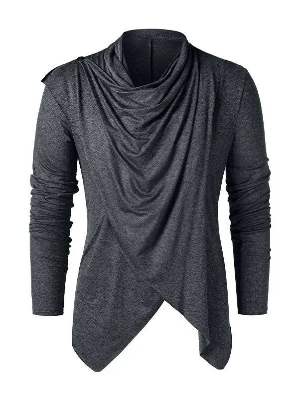 Men's Draped Long Sleeve Tee