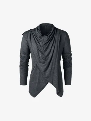Men's Draped Long Sleeve Tee