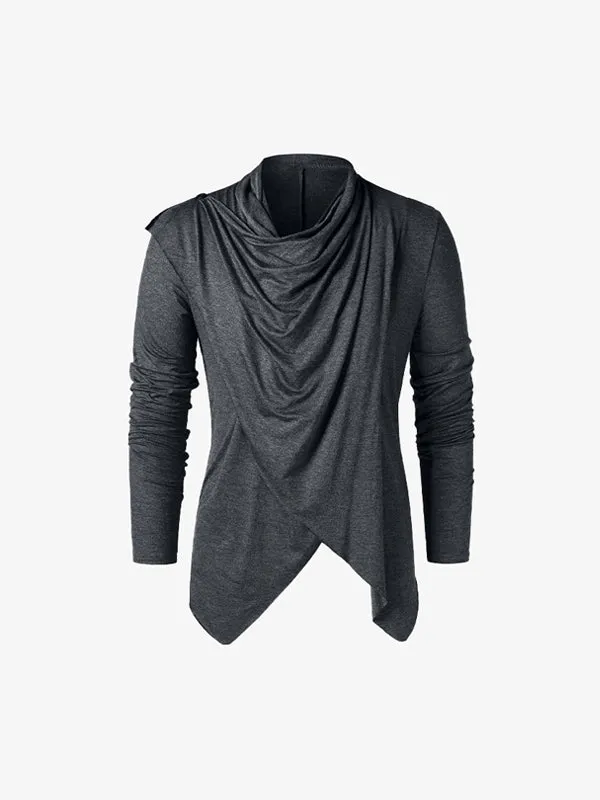 Men's Draped Long Sleeve Tee