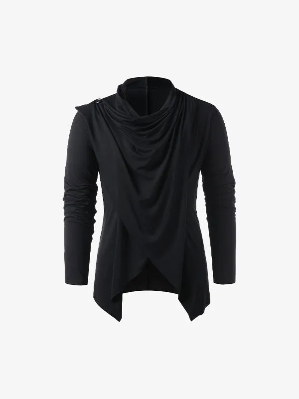 Men's Draped Long Sleeve Tee