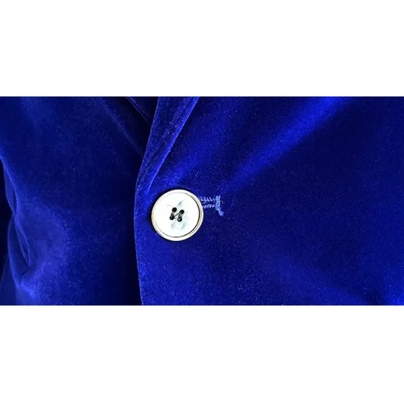 Men's Elegant Slim Fit One-Button Velvet Blazer | For Formal Occasions