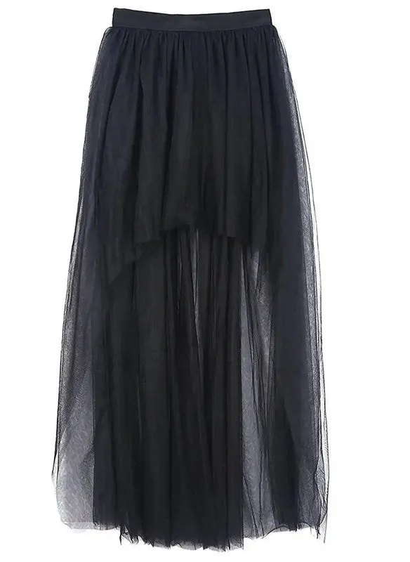 Mesh High Low Tutu Skirt