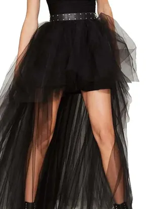 Mesh High Low Tutu Skirt