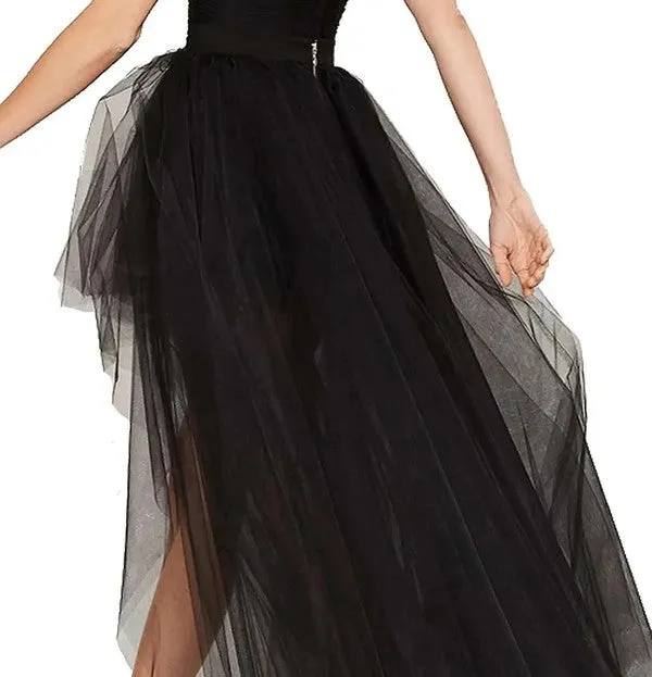 Mesh High Low Tutu Skirt
